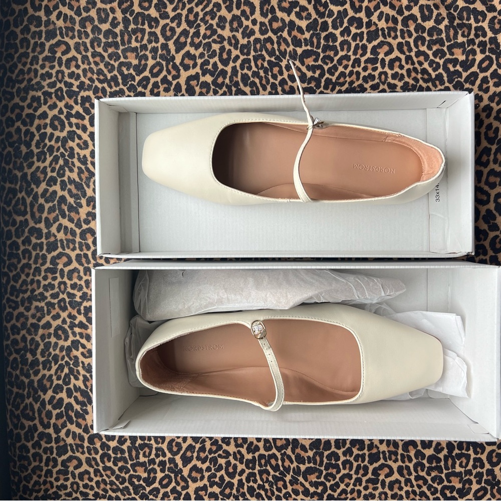 Nordstrom Ivory Vanilla Footwear